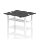 Rayleigh Back-to-Back 2 Person Slimline Height Adjustable Bench Desk